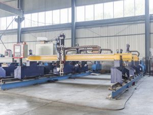 Máquina de corte de placa de metal cnc tipo pórtico inteligente maquinaria automática de corte por plasma y llama